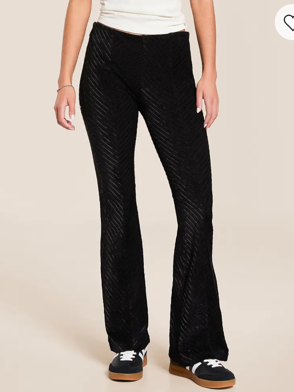 *NWT* Free People Penny Pull-On Velvet Flare Pants - Picture 2 of 10
